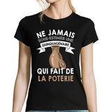 T-shirt femme poterie quinquagénaire - Planetee
