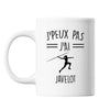 Mug Javelot femme j'peux pas Blanc - Planetee