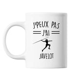 Mug Javelot femme j'peux pas Blanc - Planetee