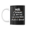 Mug Noël départ retraite - Planetee