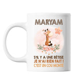 Mug Maryam Cou Monté Girafe - Planetee