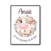 Affiche Anaé Amour et Biberon de Lait Vache - Planetee