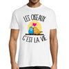 T-shirt homme oiseaux c'est la vie - Planetee
