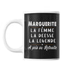 Mug prénom Marguerite cadeau départ retraite - Planetee