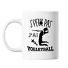 Mug Volleyball j'peux pas Blanc - Planetee