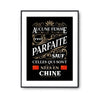 Affiche Chinoises Femme Parfaite - Planetee