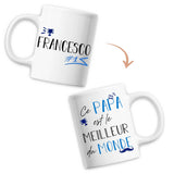 Mug Francesco Meilleur Papa du Monde - Planetee