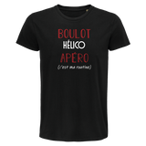 T-shirt homme Hélico C'est ma Routine - Planetee