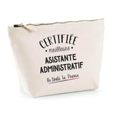 Trousse Assistante administratif certifiée meilleure dans toute la france| Pochette Toilette Maquillage - Planetee