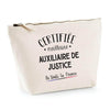 Trousse Auxiliaire de justice certifiée meilleure dans toute la france| Pochette Toilette Maquillage - Planetee