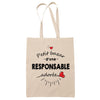 Sac Tote Bag Petit Bazar d'une Responsable adorée - Planetee