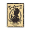 Affiche Vintage Gentlemen Club - Planetee