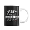 Mug Homme Tourneur-fraiseur Meilleur de France | Tasse Noire métier - Planetee