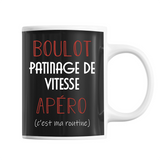 Mug Patinage de Vitesse C'est ma Routine - Planetee