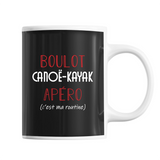 Mug Canoë-Kayak C'est ma Routine - Planetee