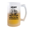 Chope de bière Henry Prénom Pilier de Bar - Planetee
