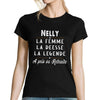 T-shirt femme Nelly départ retraite - Planetee