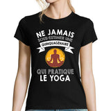 T-shirt femme yoga quinquagénaire - Planetee