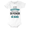 Body bébé Le Petit Assistant du Potager de Mamie - Planetee