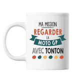 Mug Ma mission Moto GP avec Tonton - Planetee