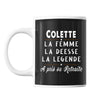 Mug prénom Colette cadeau départ retraite - Planetee