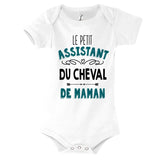 Body bébé Le Petit Assistant du Cheval de Maman - Planetee