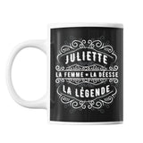 Mug Prénom Juliette La Déesse La Légende - Planetee