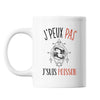 Mug Signe poisson j'peux pas Blanc - Planetee