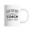 Mug Femme Coach Meilleure de France | Tasse Blanc métier - Planetee