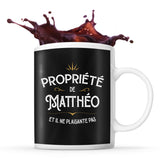 Mug Propriété de Matthias - Planetee