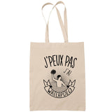 Sac Tote Bag J'peux pas Waterpolo beige - Planetee