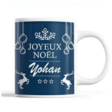 Tasse Noël Yohan Bleu - Planetee