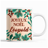 Tasse Noël Léopold Beige - Planetee