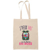 Sac Tote Bag J'peux pas Flamant rose flemme beige - Planetee