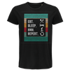 T-shirt homme J'peux pas bmx eat sleep repeat - Planetee