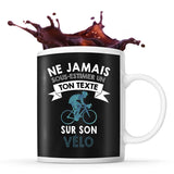 Mug personnalisable vélo Prénom Métier Age tasse pour Cycliste - Planetee