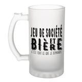 Chope de bière Jeu de société et bière - Planetee
