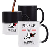 Mug Magique J'peux pas Patinage - Planetee