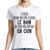 T-shirt Femme Je préfère le bon - Planetee