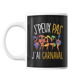Mug Carnaval j'peux pas Noir - Planetee
