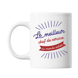 Mug Chef de service Homme Meilleur de France Métier - Planetee