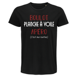 T-shirt homme Planche À Voile C'est ma Routine - Planetee