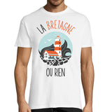 T-shirt Homme Bretagne ou rien - Planetee