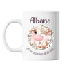 Mug Albane Amour et Biberon de Lait Vache - Planetee