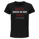 T-shirt femme Brasser ma Bière C'est ma Routine - Planetee