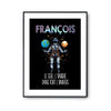 Affiche Prénom François Univers - Planetee