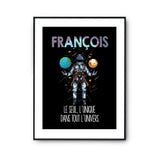 Affiche Prénom François Univers - Planetee