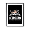 Affiche Aéroboxe Légende boxeur et Boxeuse - Planetee