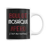 Mug Mosaïque C'est ma Routine - Planetee