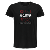T-shirt homme Se Cultiver C'est ma Routine - Planetee